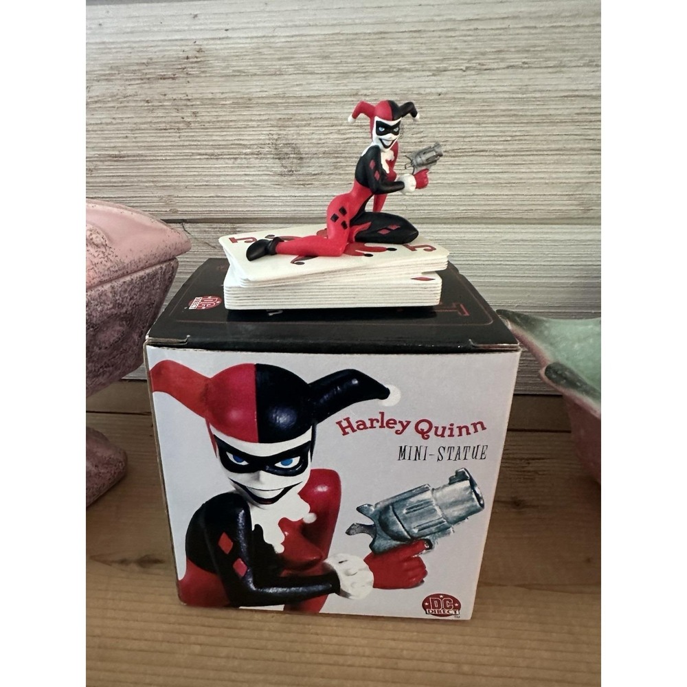 DC Direct Harley Quinn Mini Statue designed by Bruce Timm Vintage